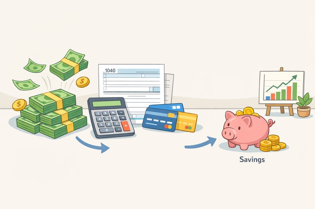 What to do with a work bonus: Taxes, debt, and investing