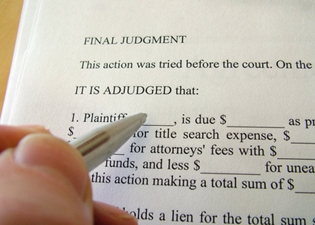 How to Report a Judgment to a Credit Bureau