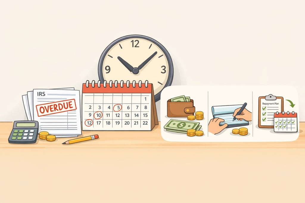 What to Do If You Are Behind on Taxes: File, Pay, Plan